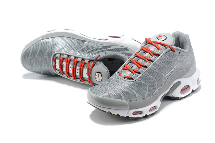 New Nike Air Max Plus Silver Grey Shoes